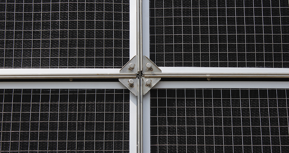 挡沙网过滤墙紧固件，安装快捷方便。